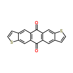 蒽噻吩-5,11-二酮,正反异构体的混合物结构式