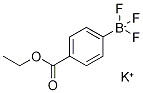 Potassium (4-(ethoxycarbonyl)phenyl)trifluoroborate Structure