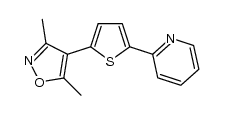 2-[5-(3,5-dimethylisoxazol-4-yl)thiophen-2-yl]pyridine Structure