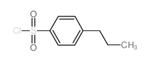 4-n-propylbenzenesulfonyl chloride Structure