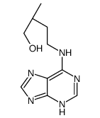 (2S)-2-methyl-4-(7H-purin-6-ylamino)butan-1-ol结构式