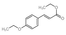 4-乙氧基肉桂酸乙酯结构式