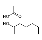 acetic acid,hept-1-en-2-ol结构式