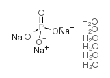 磷酸三钠六水合物结构式