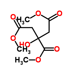Trimethyl citrate structure