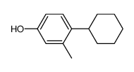 4-Cyclohexyl-m-cresol Structure