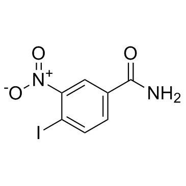 4-碘-3-硝基-苯甲酰胺结构式
