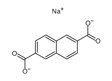 2,6-Naphthalene dicarboxylic acid disodium salt(tetra hydrate)结构式