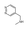 N-methyl-1-pyridazin-4-ylmethanamine结构式