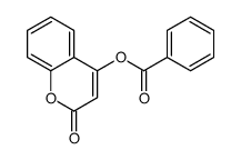 (2-oxochromen-4-yl) benzoate Structure