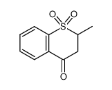2-Methyl-2,3-dihydro-4H-1-benzothiopyran-4-one 1,1-dioxide picture