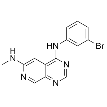 N4-(3-溴苯基)-N6-甲基-吡啶并[3,4-D]嘧啶-4,6-二胺图片