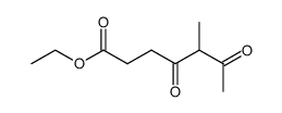 ethyl 4,6-dioxo-5-methylheptanoate结构式