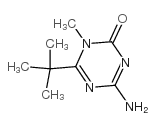 4-氨基-6-叔丁基-1-甲基-1,2-二氢-1,3,5-三嗪-2-酮结构式