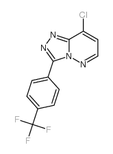 6-chloro-3-[4-(trifluoromethyl)phenyl]-[1,2,4]triazolo[4,3-b]pyridazine Structure