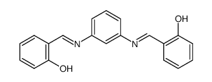 N,N'-bis(salicylidene)-m-phenylenediamine Structure