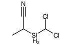 2-(dichloromethylsilyl)propanenitrile Structure