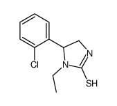 5-(2-chlorophenyl)-1-ethylimidazolidine-2-thione Structure