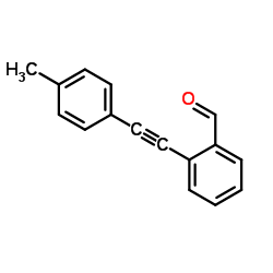 2-(对甲苯基炔基)苯甲醛结构式