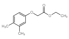 2-(3,4-二甲基苯氧基)乙酸乙酯结构式
