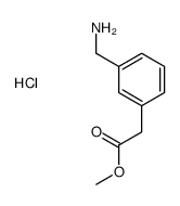 3-(氨基甲基)苯乙酸甲酯盐酸盐结构式