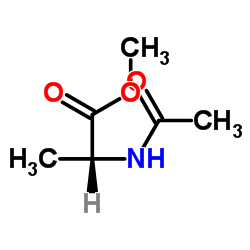 N-Acetyl-D-alanine methylester Structure