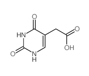 5-Pyrimidineaceticacid, 1,2,3,4-tetrahydro-2,4-dioxo- Structure