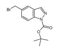 TERT-BUTYL 5-(BROMOMETHYL)-1H-INDAZOLE-1-CARBOXYLATE Structure