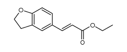 ethyl 3-(2,3-dihydrobenzofuran-5-yl)acrylate Structure