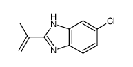 (9ci)-5-氯-2-(1-甲基乙烯)-1H-苯并咪唑结构式