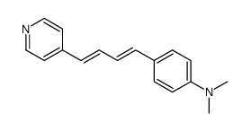 N,N-dimethyl-4-(4-pyridin-4-ylbuta-1,3-dienyl)aniline Structure