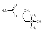 2-carbamoyloxypropyl(trimethyl)azanium,iodide Structure