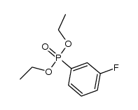 diethyl (3-fluorophenyl)phosphonate结构式