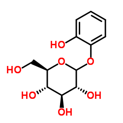 2-Hydroxyphenyl D-glucopyranoside structure