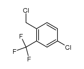 4-chloro-1-(chloromethyl)-2-(trifluoromethyl)benzene Structure