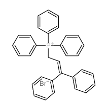 Phosphonium,(3,3-diphenyl-2-propen-1-yl)triphenyl-, bromide (1:1)结构式