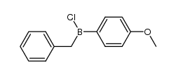 (benzyl)(4-methoxyphenyl)chloroborane Structure