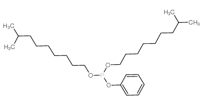 亚磷酸一苯二异癸酯结构式