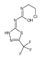 1-(2-chloroethyl)-3-[5-(trifluoromethyl)-1,3,4-thiadiazol-2-yl]urea结构式