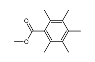 pentamethyl-benzoic acid methyl ester Structure