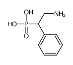 (2-amino-1-phenylethyl)phosphonic acid Structure