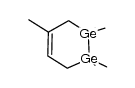 1,1,2,2,4-pentamethyl-1,2-digermacyclohex-4-ene Structure