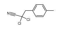 2,2-Dichlor-3-p-tolyl-propionitril结构式