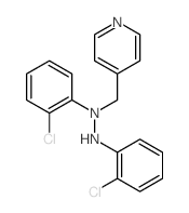 4-((1,2-bis(2-chlorophenyl)hydrazino)methyl)pyridine结构式