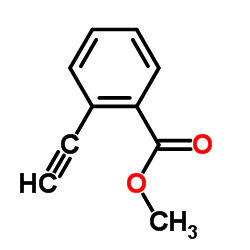 2-乙炔基苯甲酸甲酯结构式