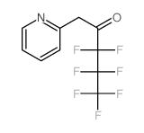 2-Pentanone,3,3,4,4,5,5,5-heptafluoro-1-(2-pyridinyl)- Structure