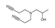 3-[2-cyanoethyl(2-hydroxypropyl)amino]propanenitrile结构式