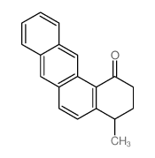 4-methyl-3,4-dihydro-2H-benzo[a]anthracen-1-one结构式