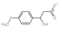 1-(4-甲氧基苯基)-2-硝基乙醇结构式