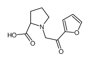 (2S)-1-[2-(furan-2-yl)-2-oxoethyl]pyrrolidine-2-carboxylic acid结构式